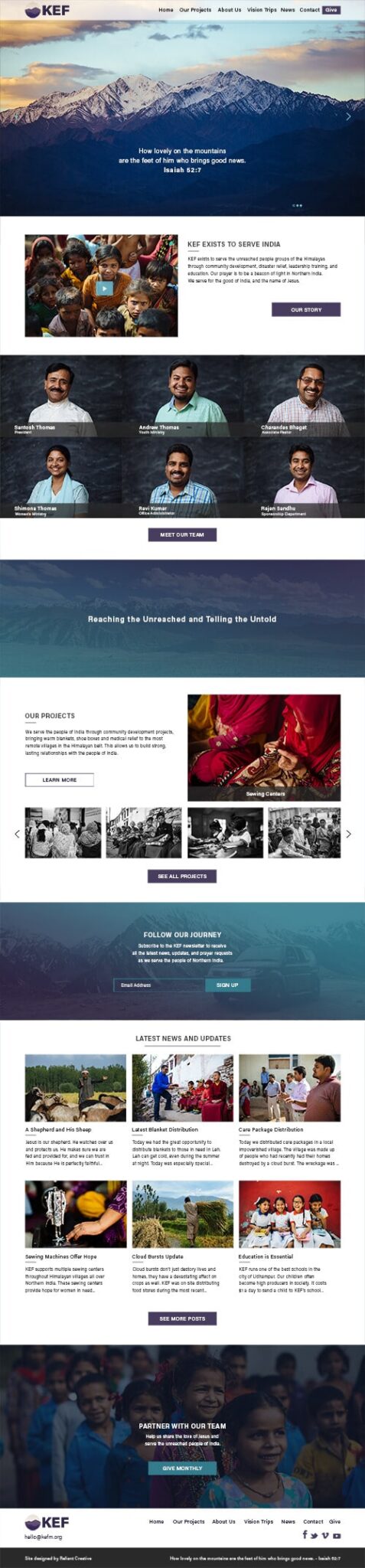 Kef Design Homepage