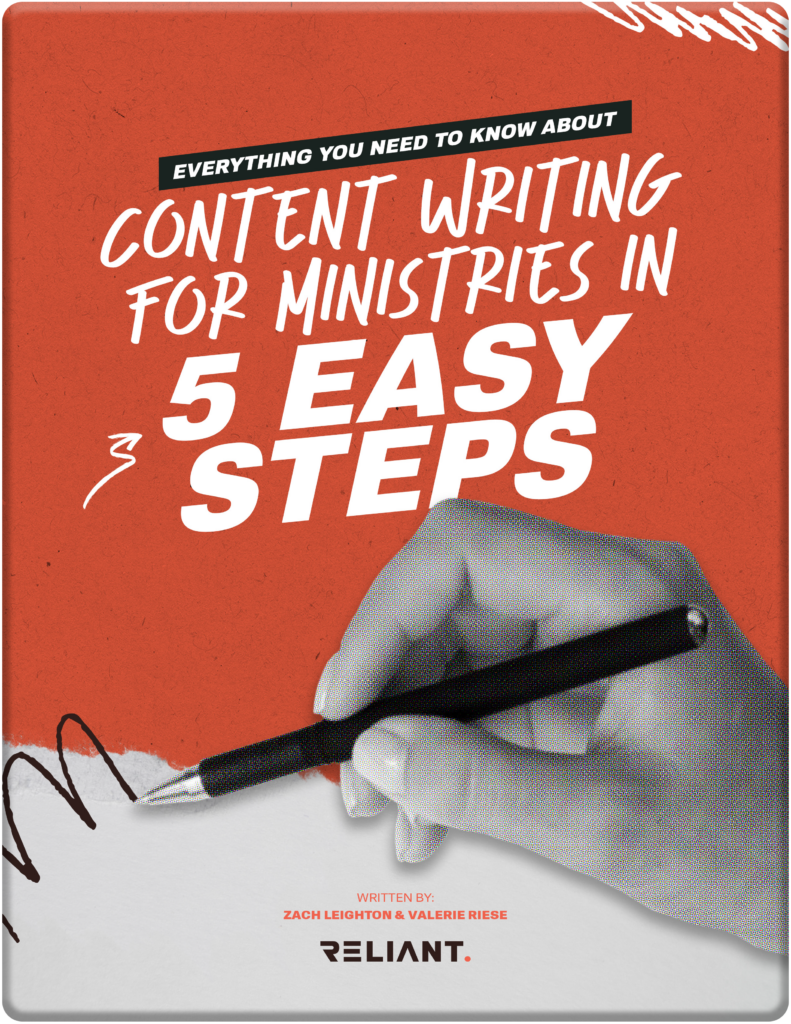 Content Writing for Ministries in 5 Easy Steps eBook Cover