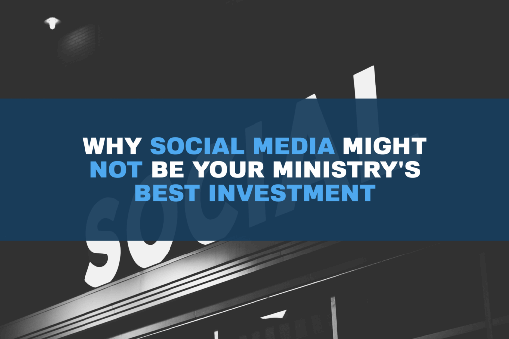 Church communications strategy concept — illustrating where ministries should invest digital priorities beyond social media.