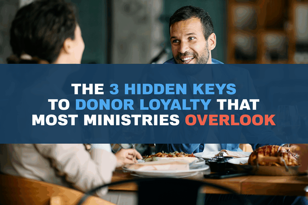 Ministry leader building donor retention strategies through relational engagement