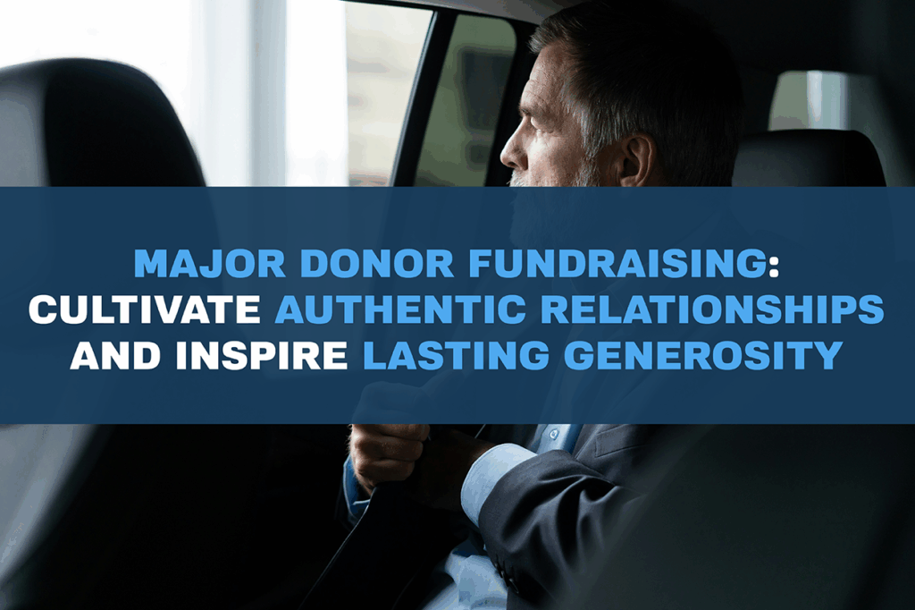 Ministry leader building authentic major gift fundraising relationships with donors