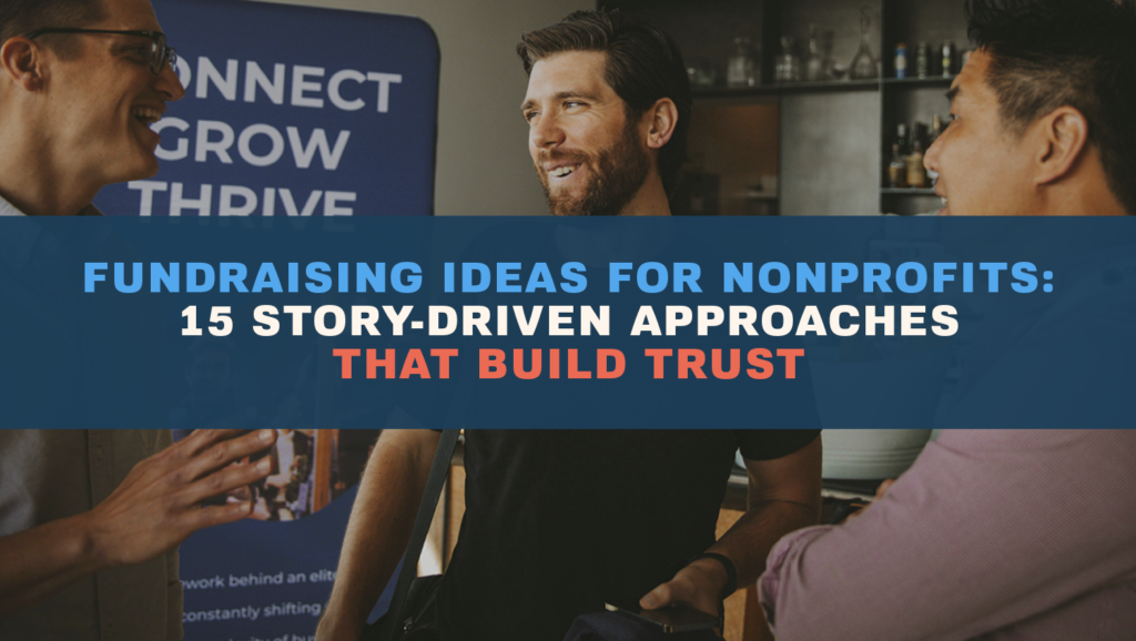 Faith-based nonprofit team planning creative fundraising ideas for donor engagement