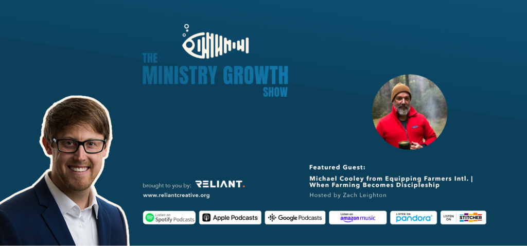 Example featured image from The Ministry Growth Show podcast branding