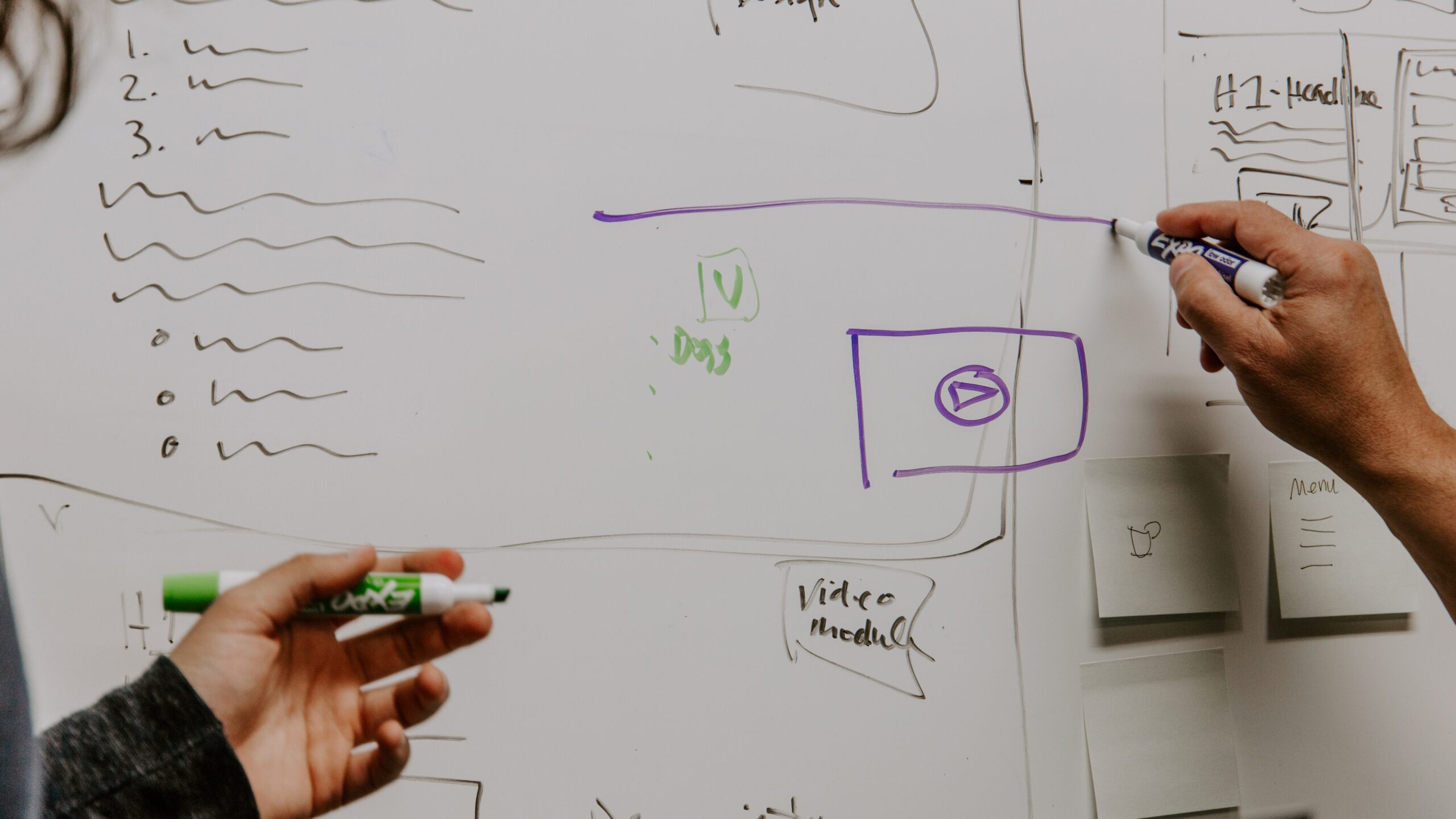 Creative team planning church branding and messaging strategy