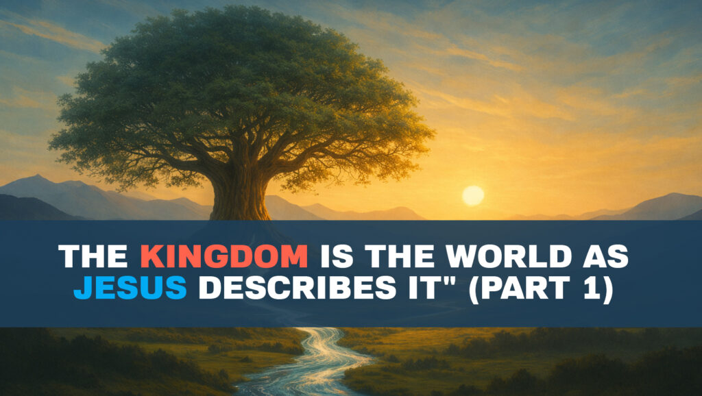 What is the kingdom of God — a formation-depth exploration of Jesus's present Kingdom